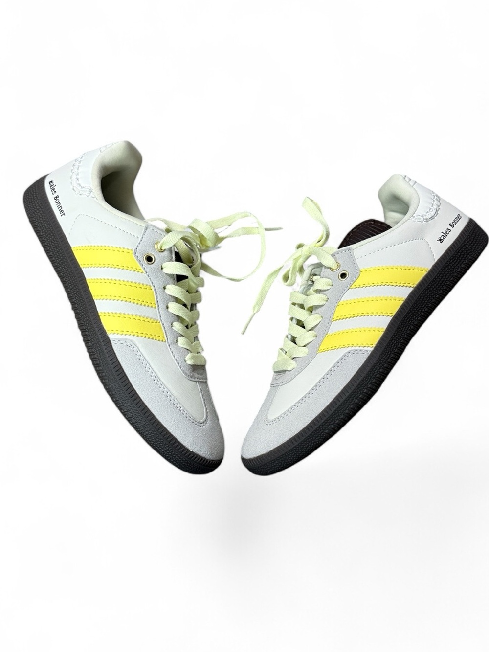 Adidas Wales Bonner Sneakers with Yellow Stripes